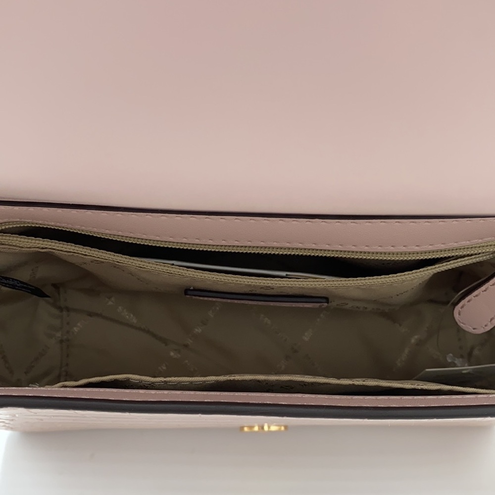 MICHAEL KORS MERCER SM CLUTCH XBODY POWDER BLUSH - Picture 12 of 16